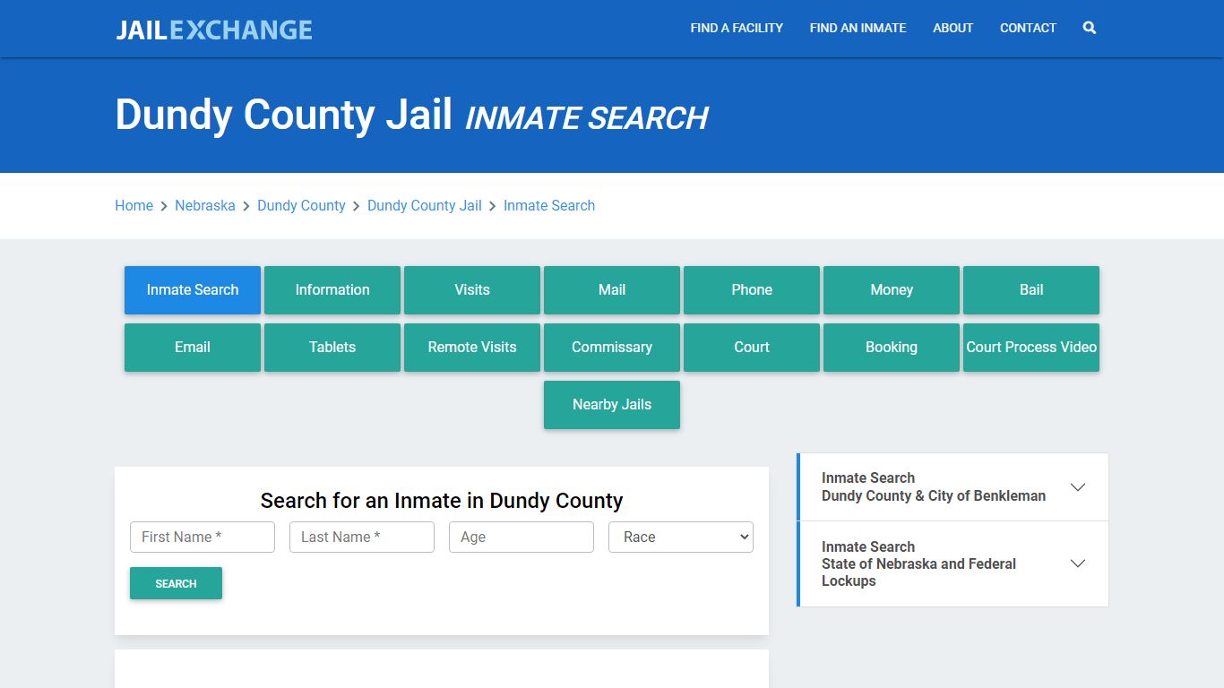 Dundy County Jail, NE Inmate Search: Roster & Mugshots